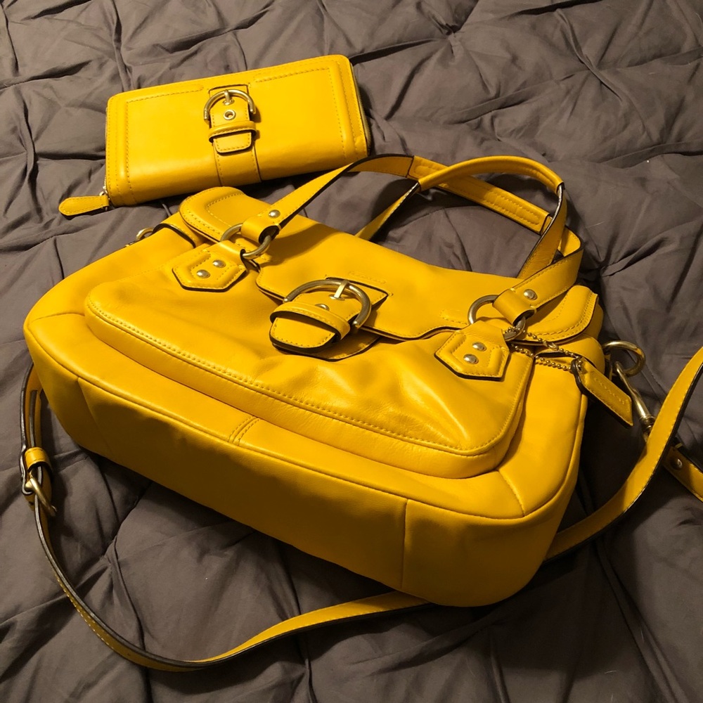 Yellow Coach purse